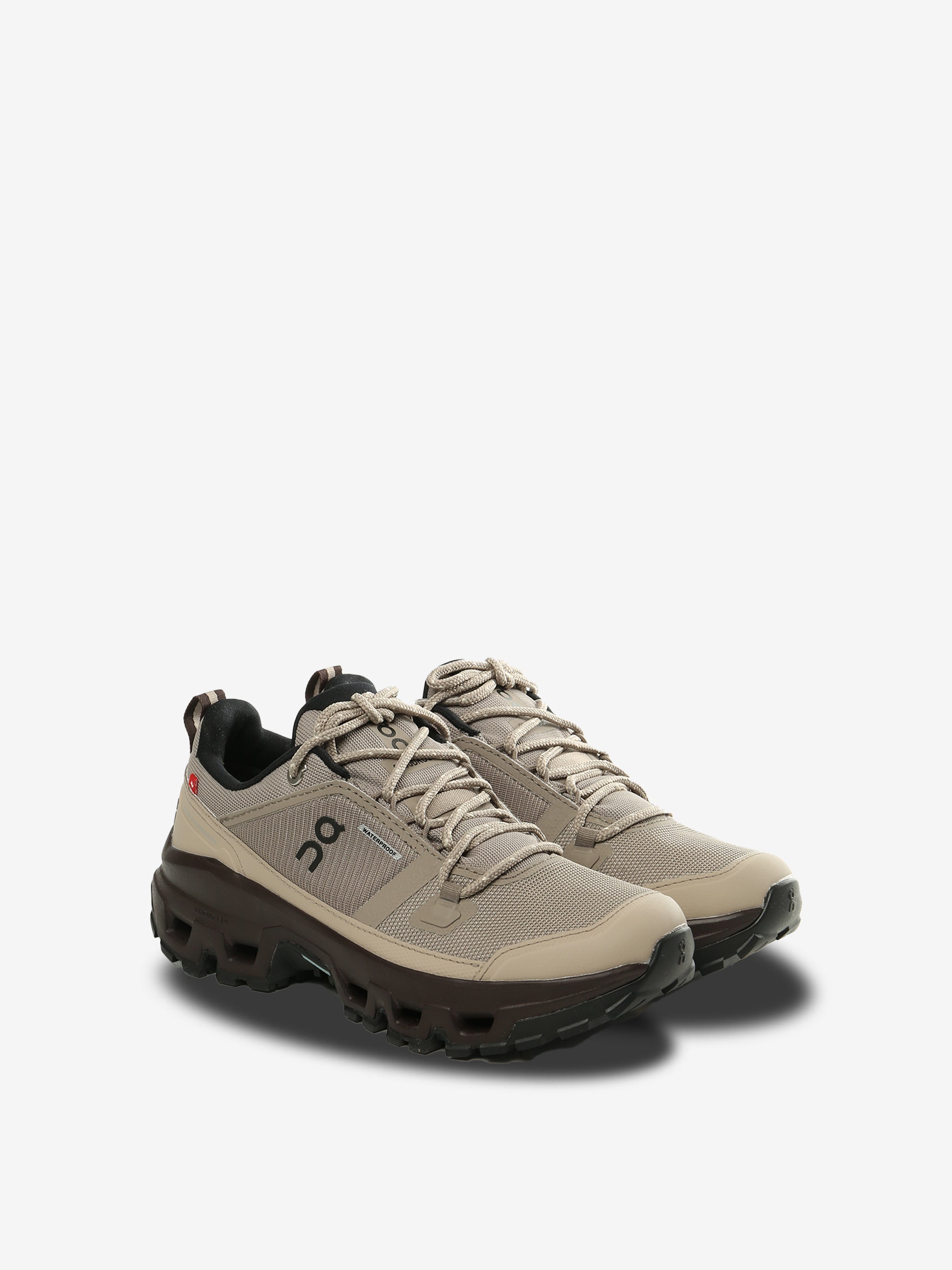 grey sneakers, side view