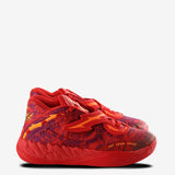 Red sneaker,front view