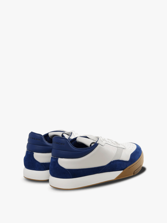 White sneakers, back view