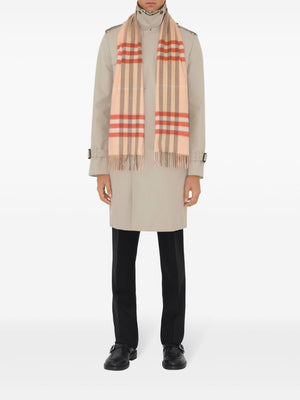 BURBERRY - Unisex 168X30 Giant Check Cashmere Scarf