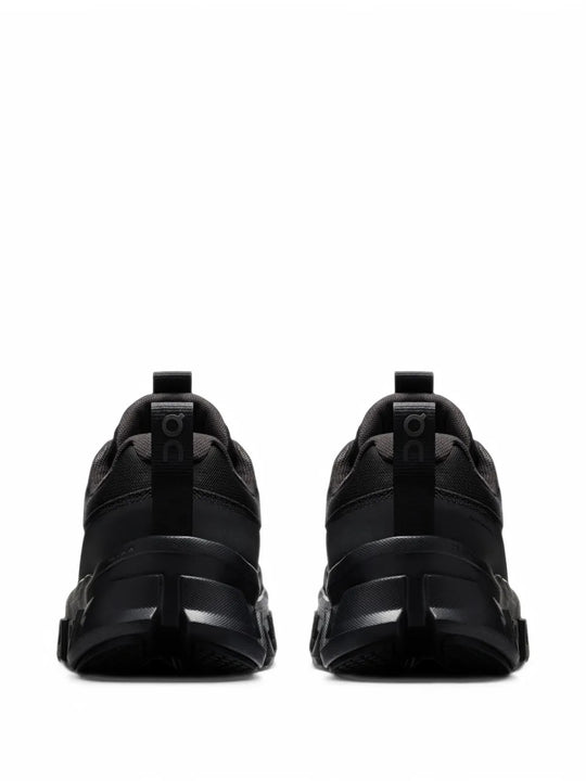 Black shoes, back view