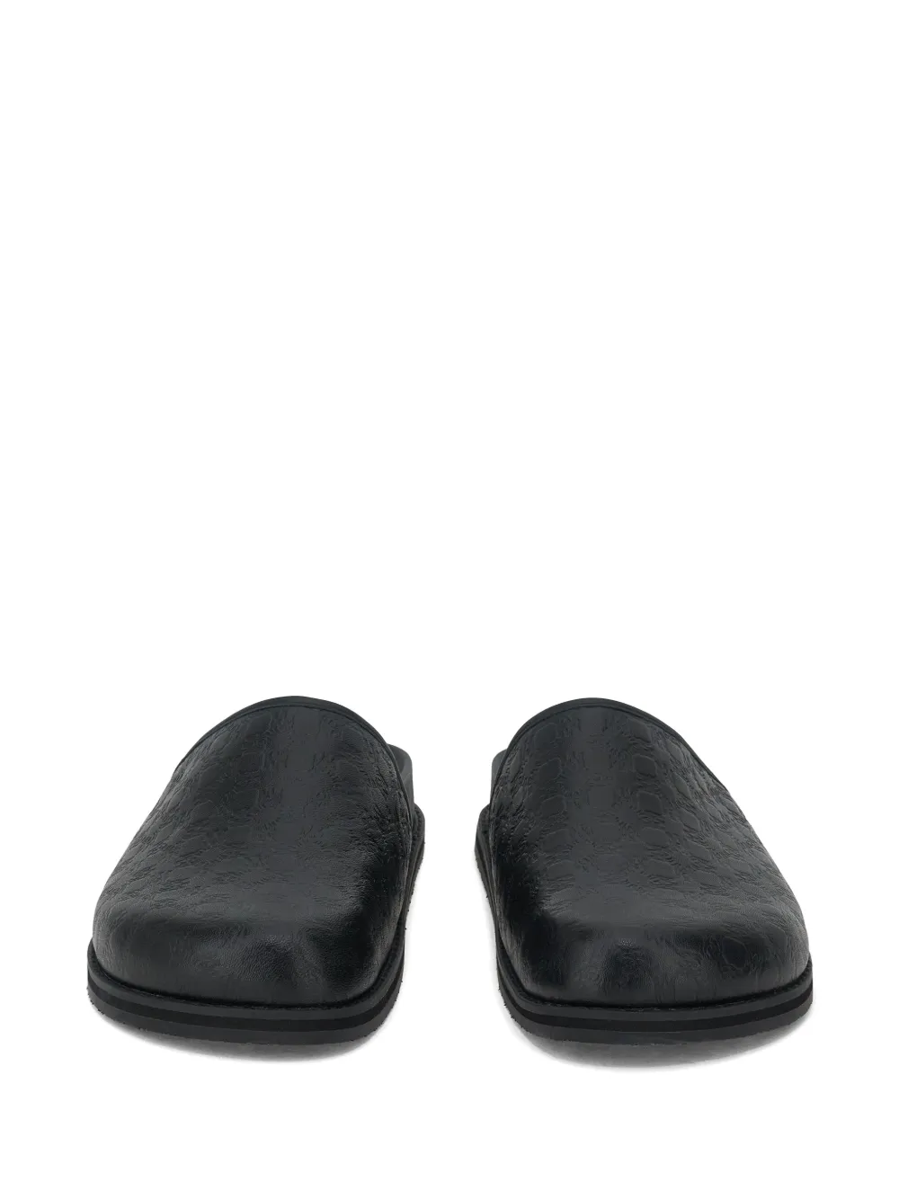 Black shoes, front view