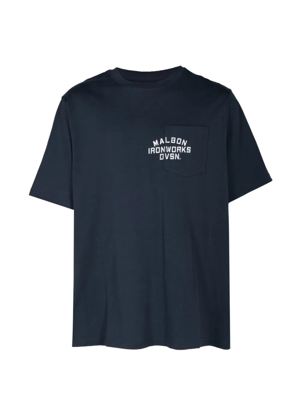 Navy t-shirt, front view