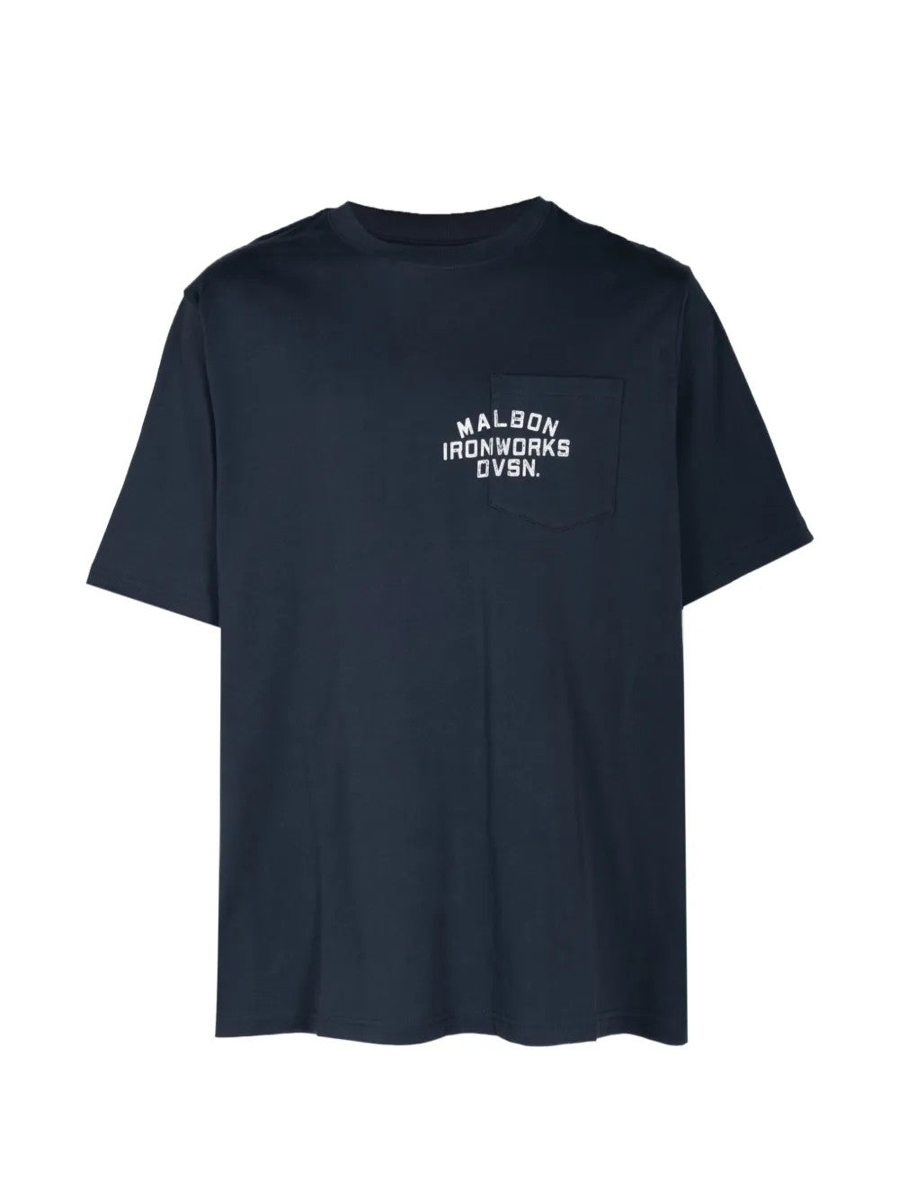 Navy t-shirt, front view
