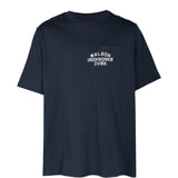 Navy t-shirt, front view