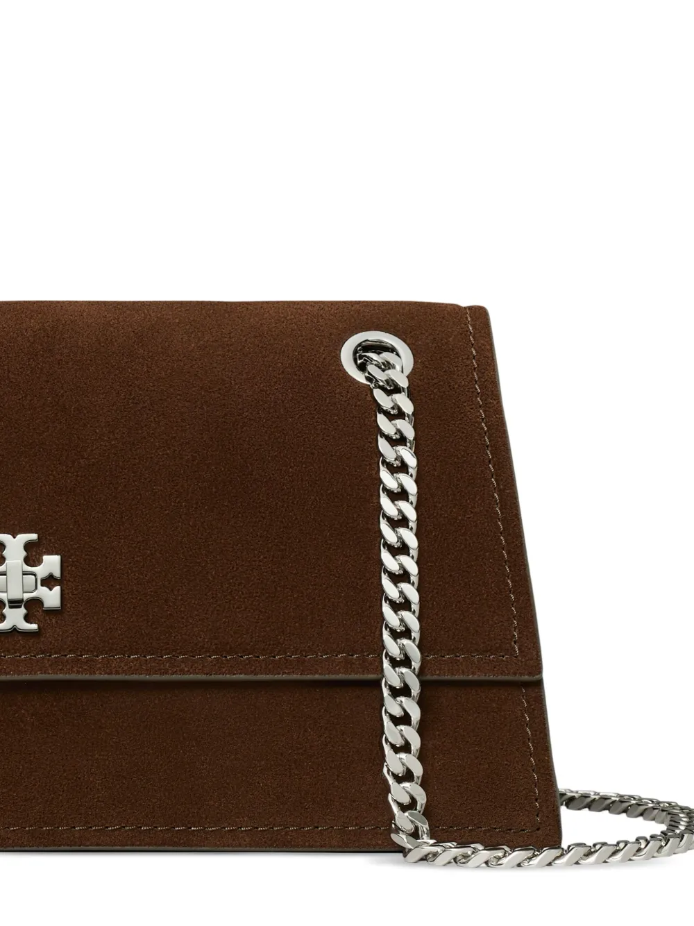 Close up of brown bag,showing texture of the leather  fabric.
