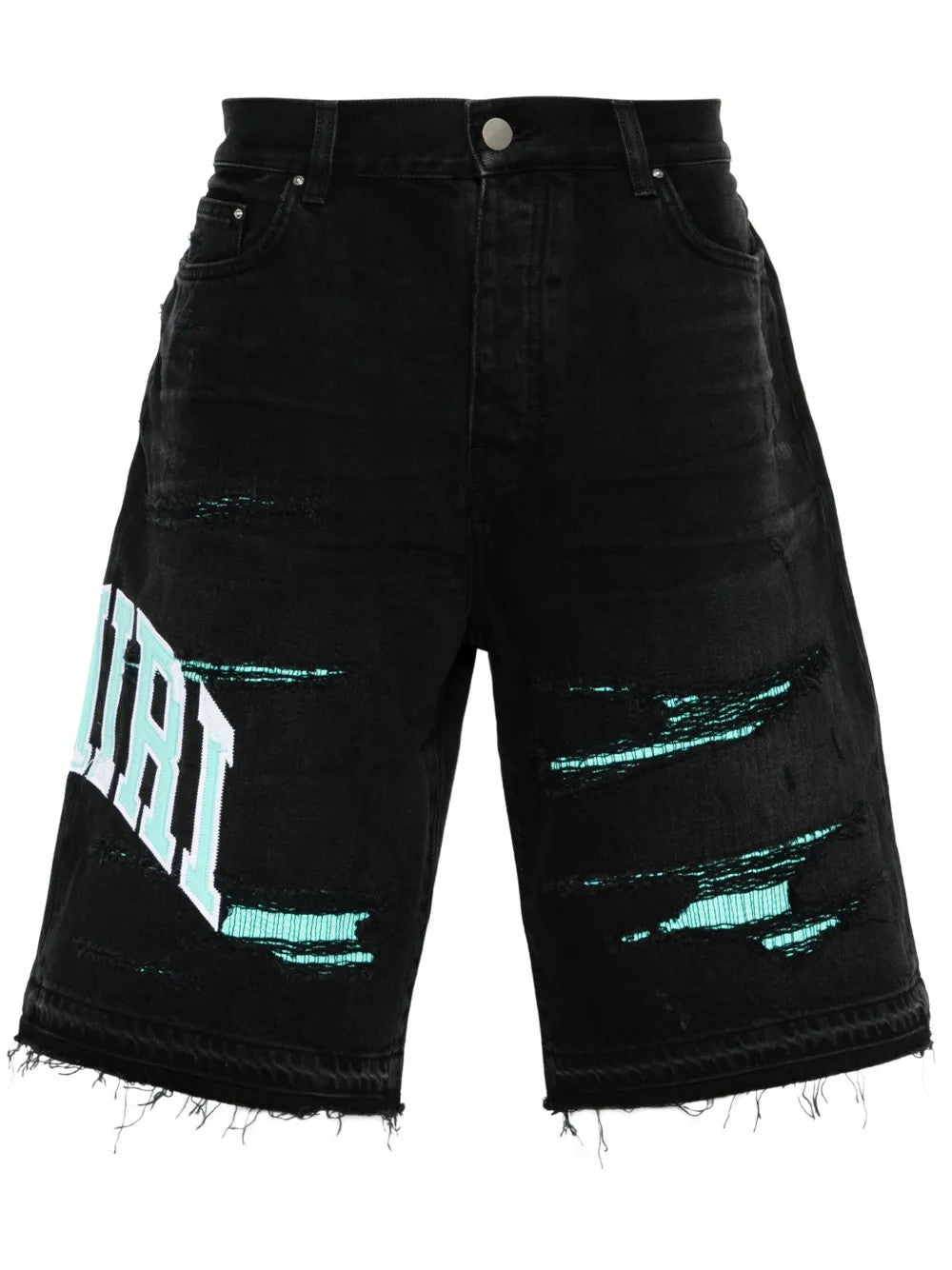 Black shorts, front view