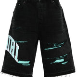 Black shorts, front view