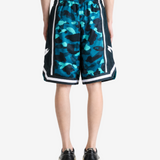 A BATHING APE - Men Color Camo Mesh Relaxed Fit Shorts