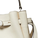 Close up of Tan bag, showing detail