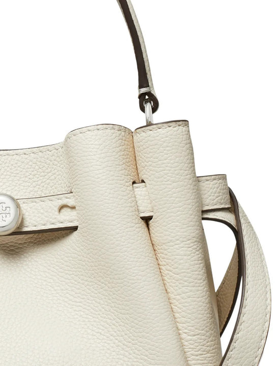 Close up of Tan bag, showing detail