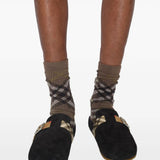 Black shoes, front view