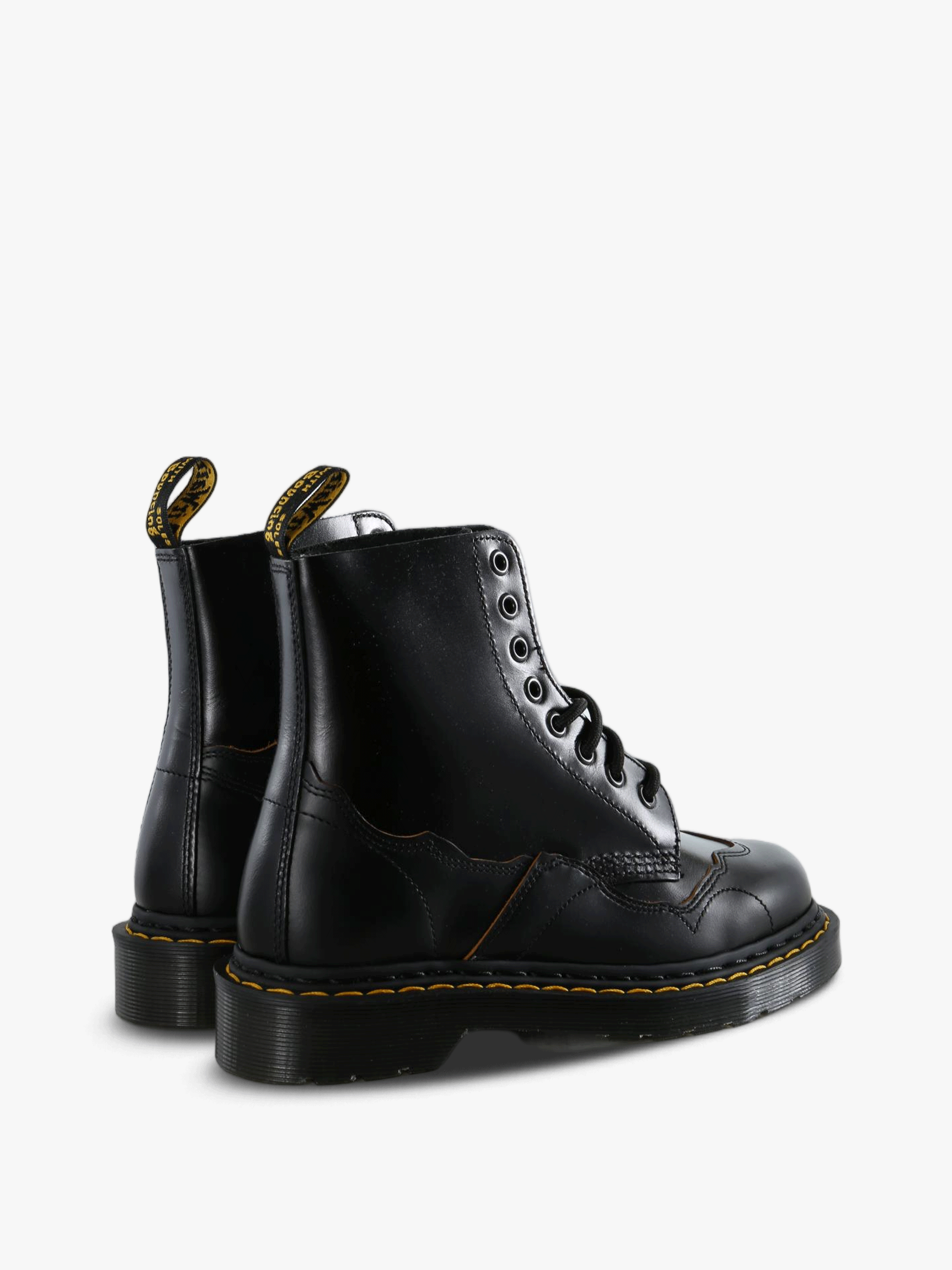 Black shoes, side view