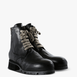 Black boots, front view