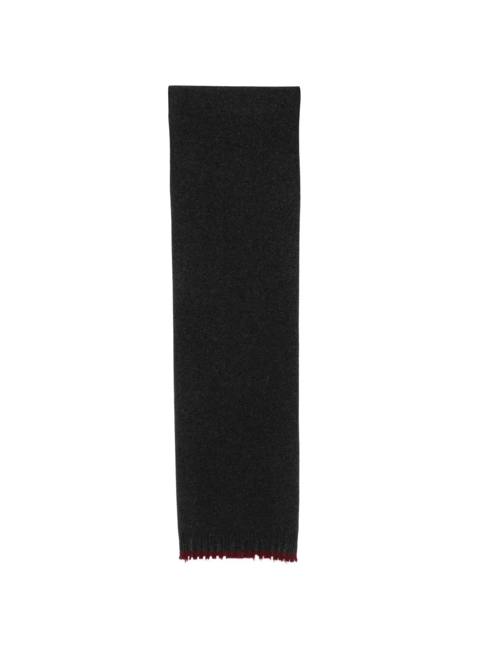 Grey scarf, front view