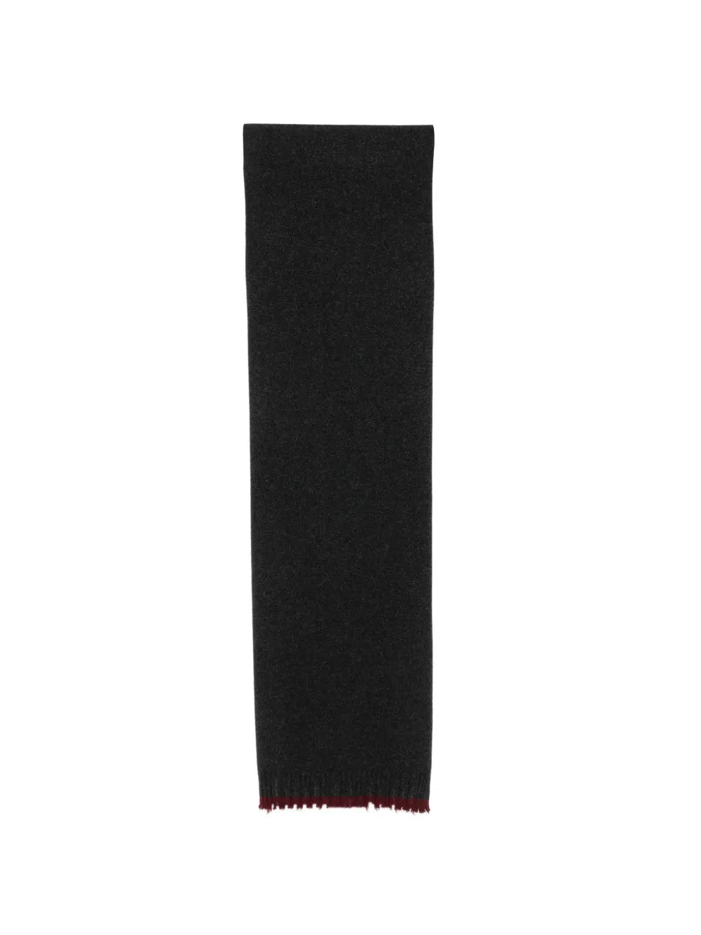 Grey scarf, front view