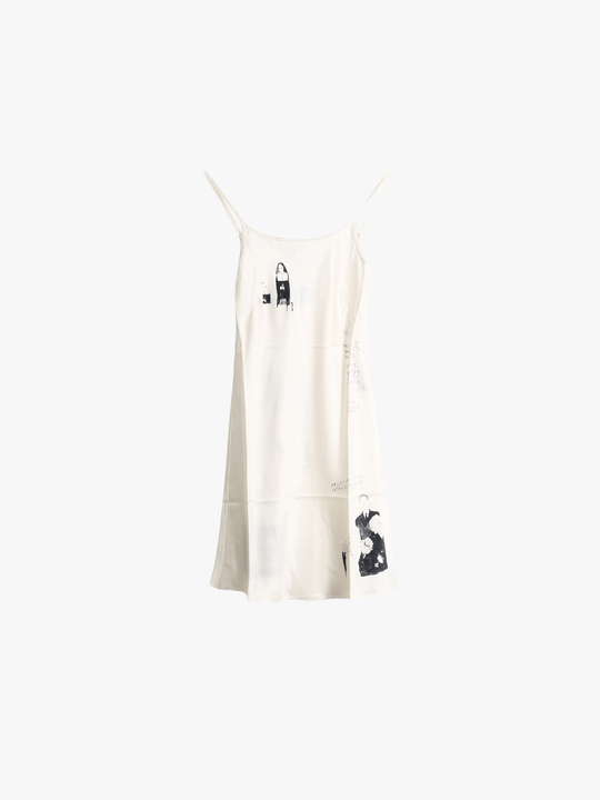 Tan dress, front view