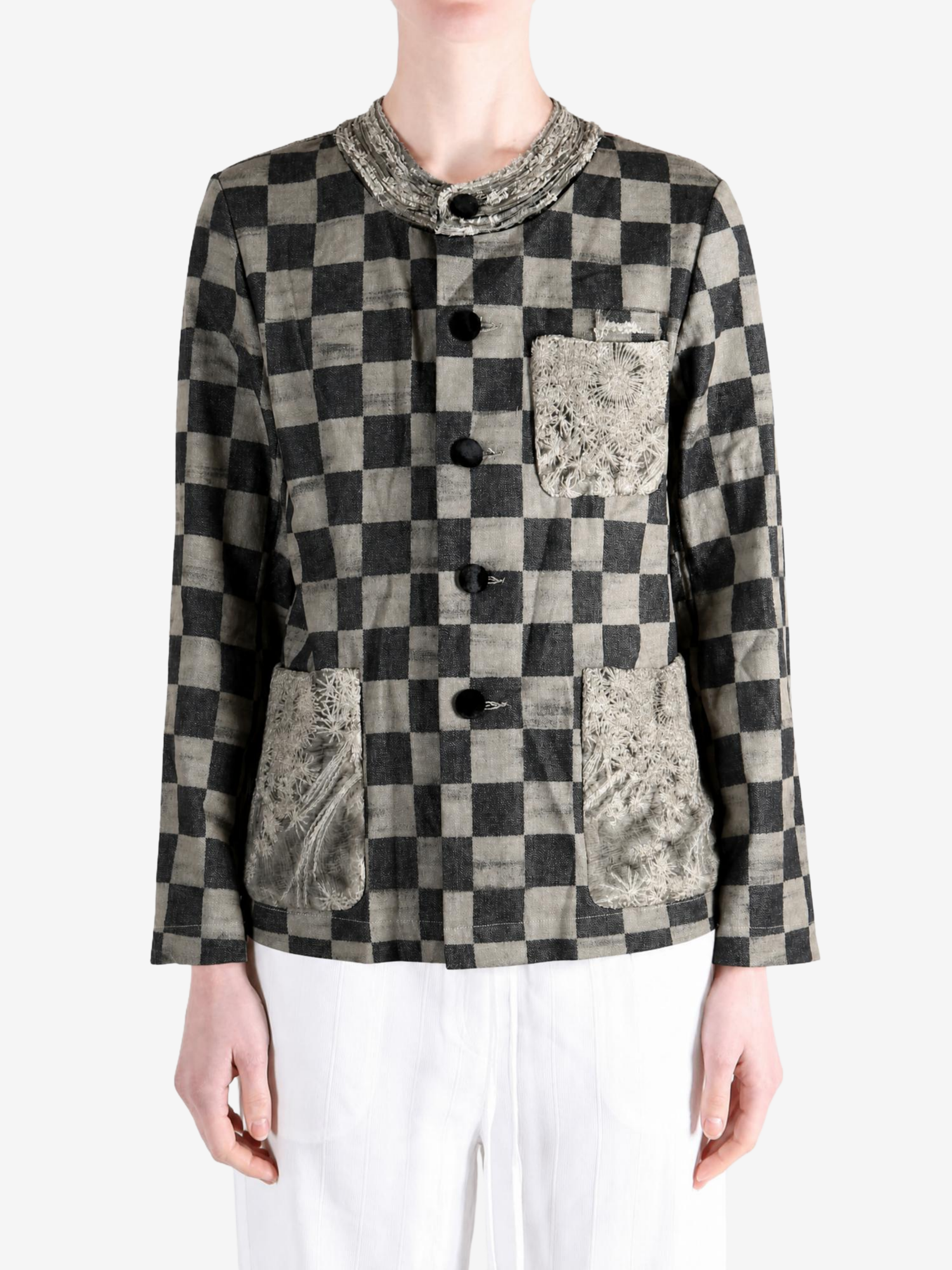 Black jacket, front view