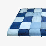LILY RASKIND - Checkerboard Silk Blanket