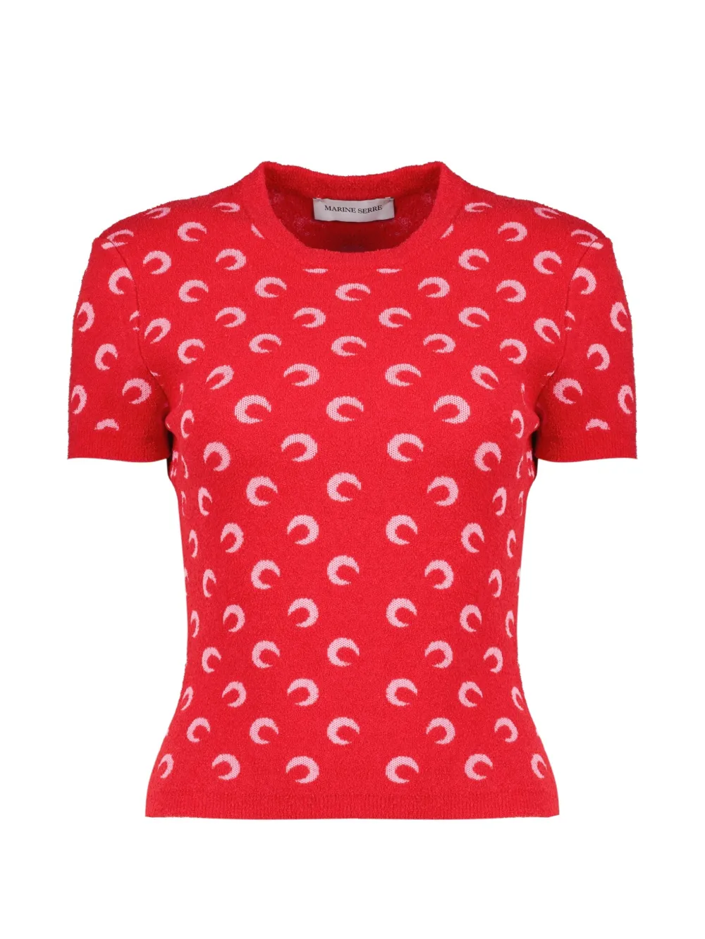 Red top, front view