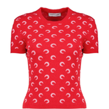 Red top, front view