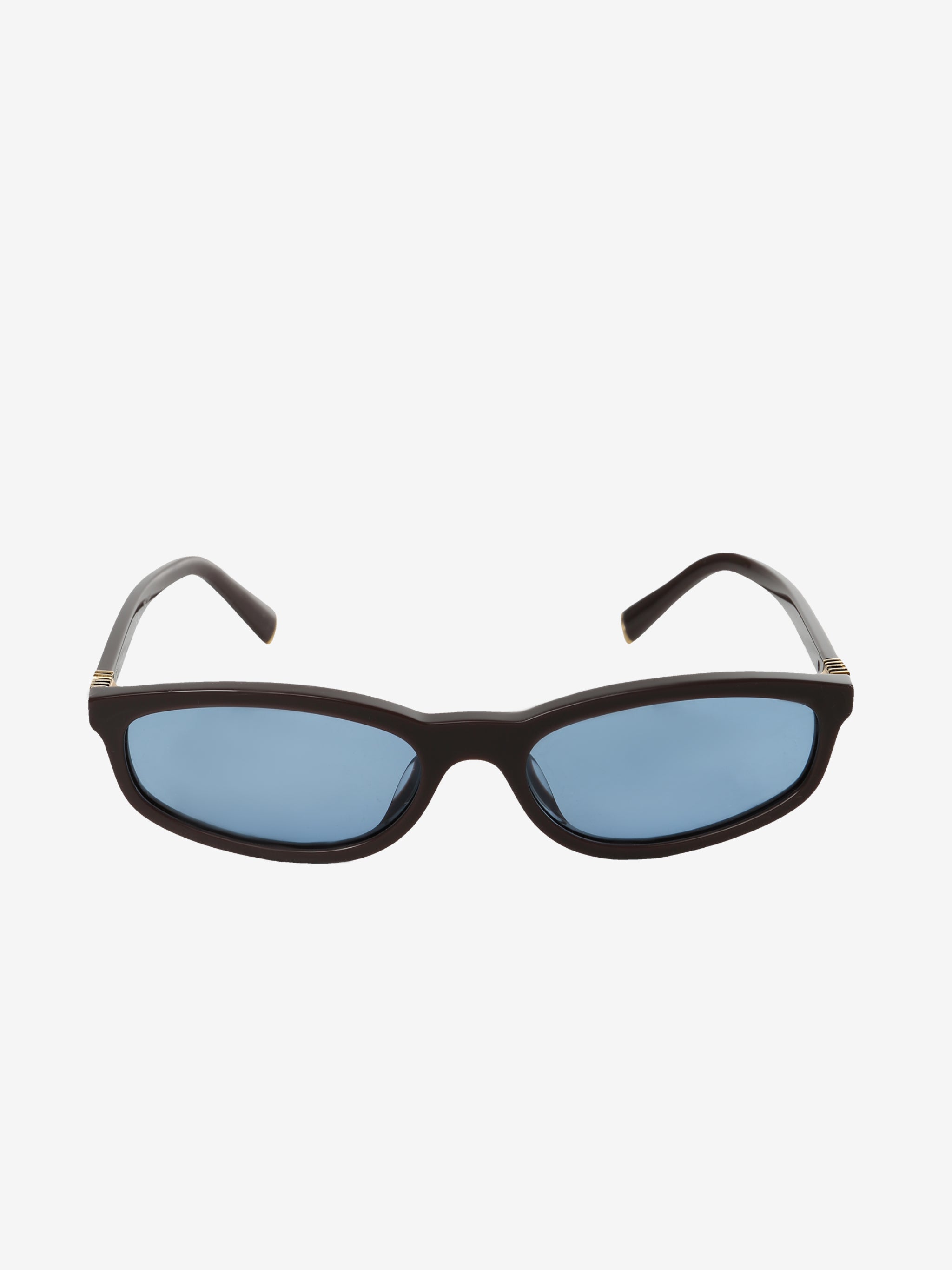 Blue sunglasses, front view