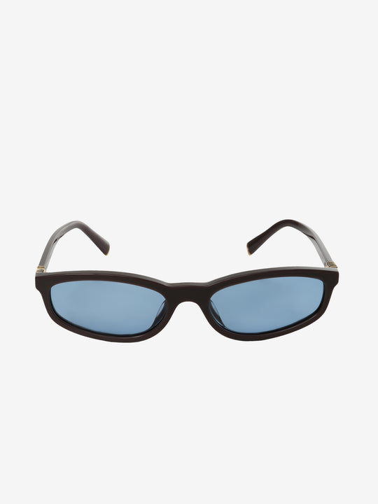 Blue sunglasses, front view