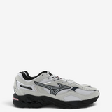 Grey shoes, side view