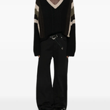 Black sweater,full body view