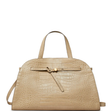 Tan bag, front view