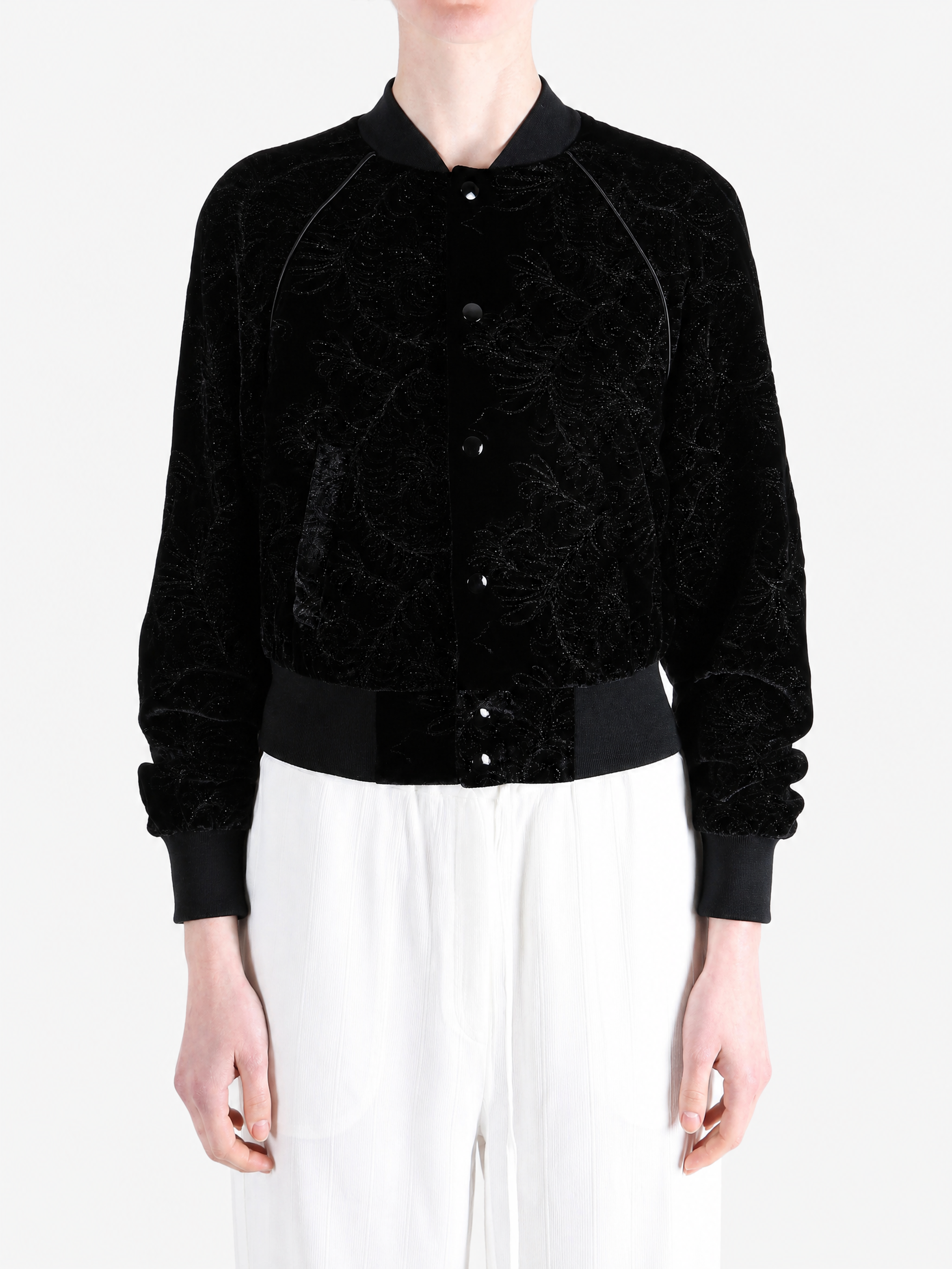 Black jacket, full body view