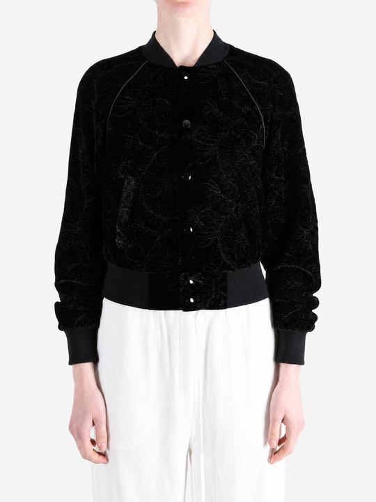 Black jacket, full body view
