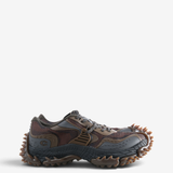 Brown shoes, side view