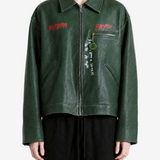 Green jacket, full body view
