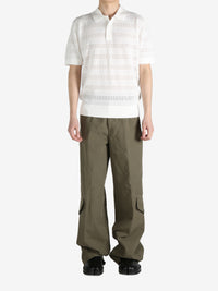 DRIES VAN NOTEN - Men Crochet Summer Polo Shirt