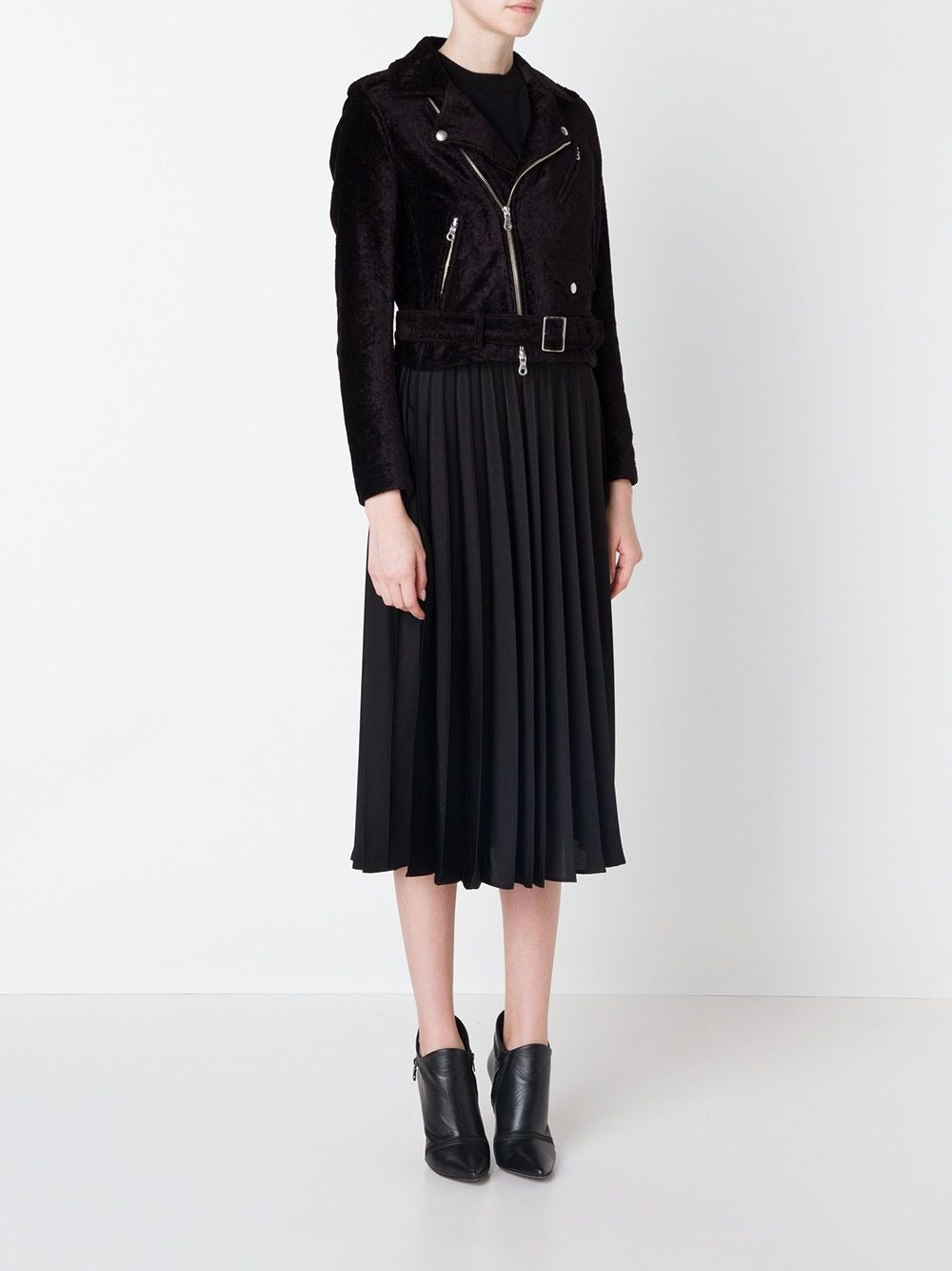 Black jacket, full body view