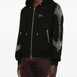 THUG CLUB - Men Iron Steel Focus Zip-Up Hoodie