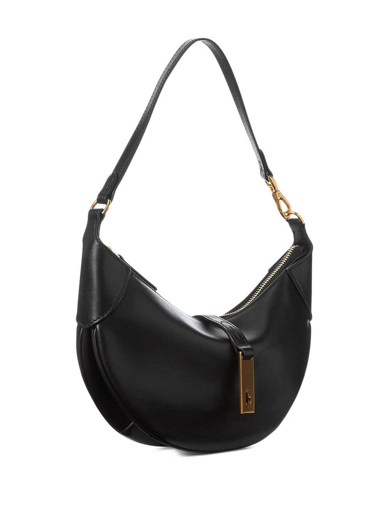 POLO RALPH LAUREN - Women Small Leather Black Bag