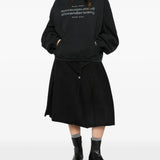 Black hoodie, front view