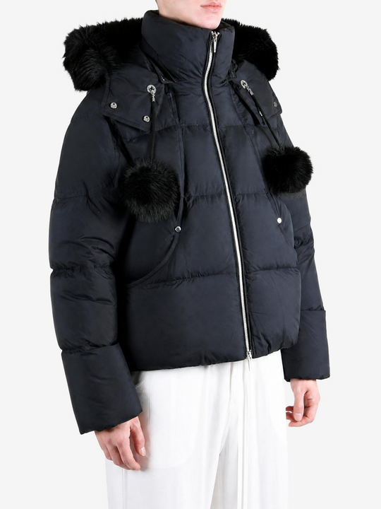 Black jacket, front view