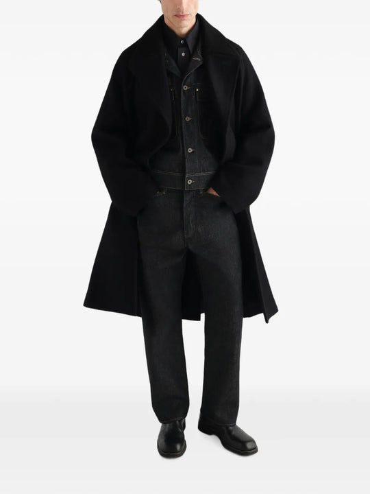 Black jacket, full body view