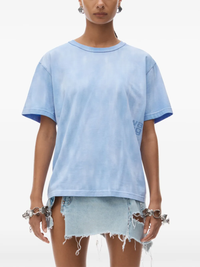 T BY ALEXANDER WANG - Women Essential Jersey Puff Logo Short Sleeve Tee