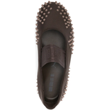 Brown shoes, top view