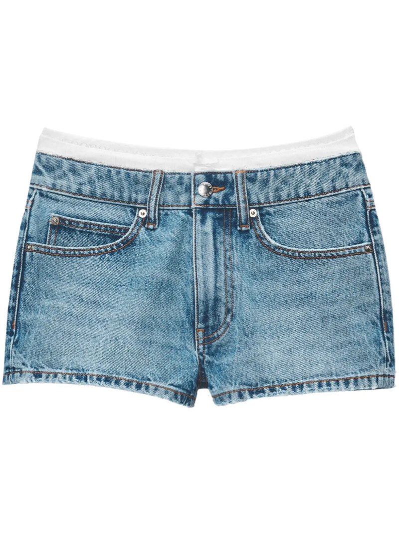 ALEXANDER WANG - Women Pointelle Undie High Rise Mini Short