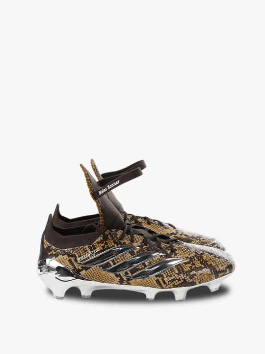 Brown sneaker, front view