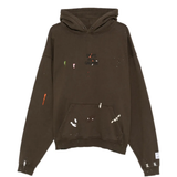 brown hoodies, front view