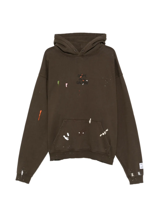 brown hoodies, front view