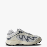 Tan shoes, side view