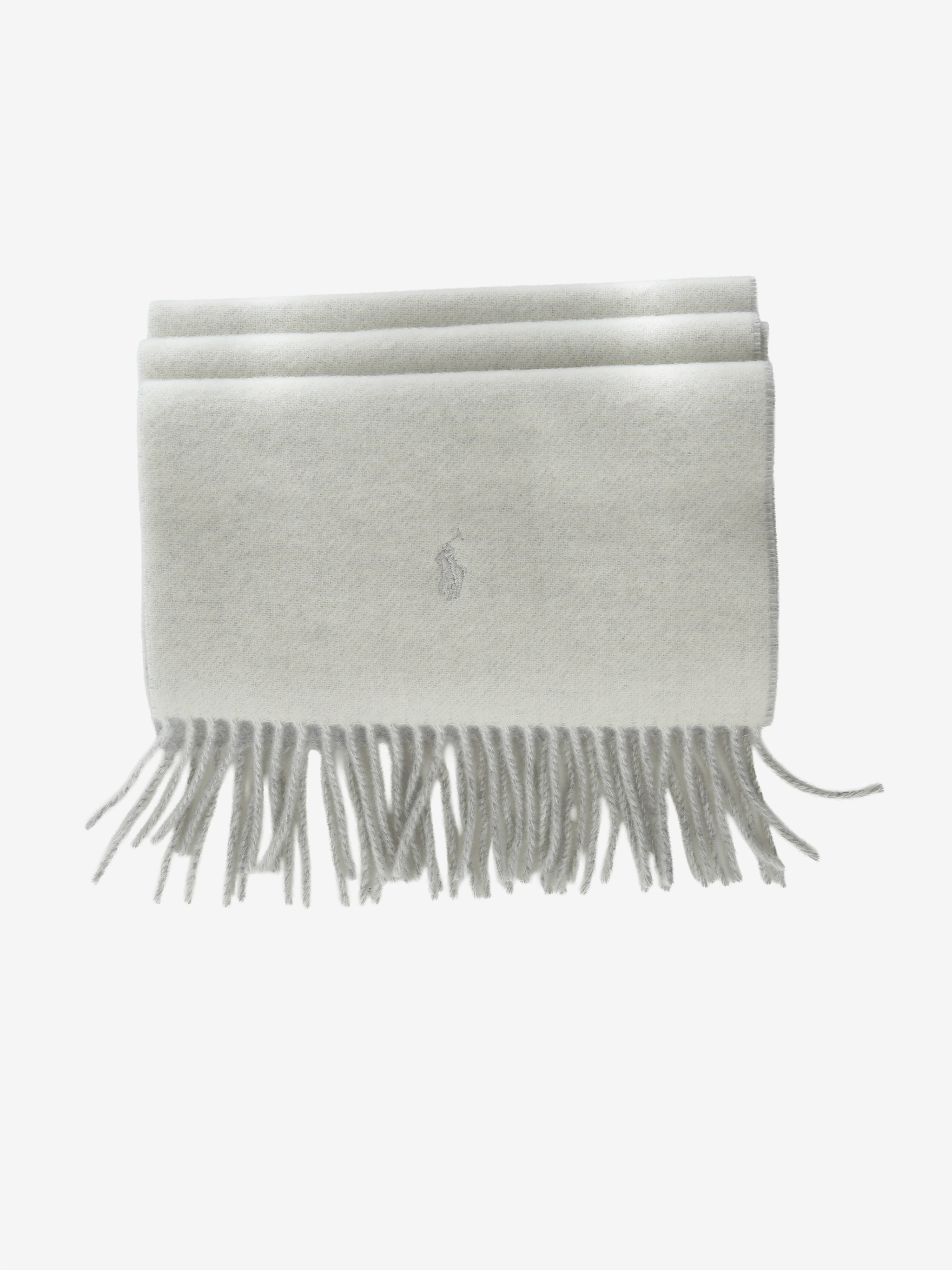 Grey scarf, front view
