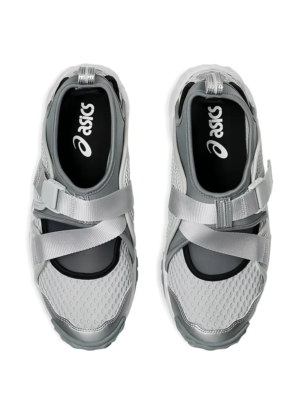 Grey shoes, front view